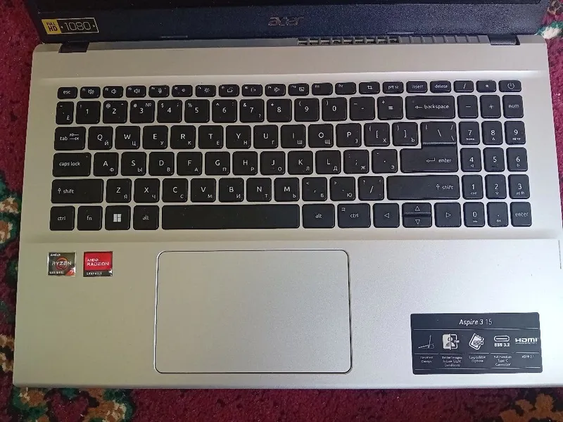 ACER AMD Ryzen 7. 5700 U. Xotirasi 512. Operativka 16. Windows 11pro. — фото 1