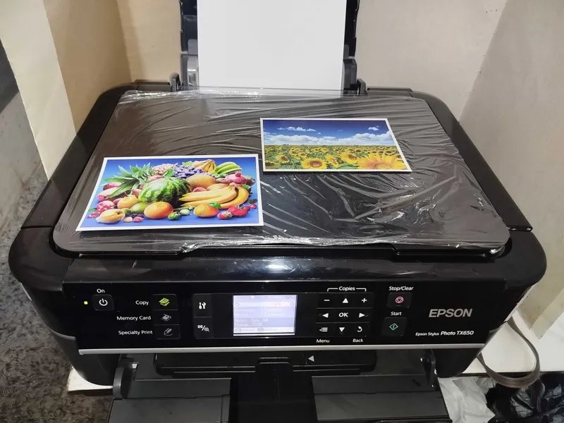 Epson TX650 принтер сканер копия 6 цвета 1 Epson TX650 принтер сканер копия 6 цвета 1