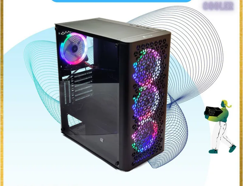 ZTTECH ZT33-A ATX Gaming корпус с 4x RGB кулерами 1 ZTTECH ZT33-A ATX Gaming корпус с 4x RGB кулерами 1