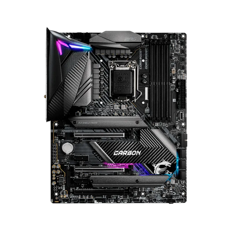 MSI MPG Z490 GAMING CARBON WIFI ona platasi 1