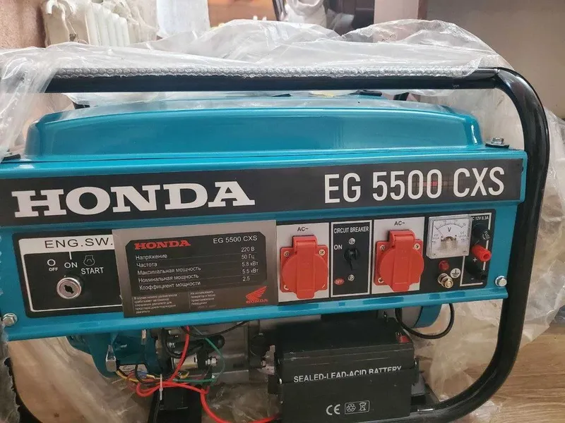 Оригинальный новый бензиновый генератор Honda EG 5500 CXS 5.5kW 1