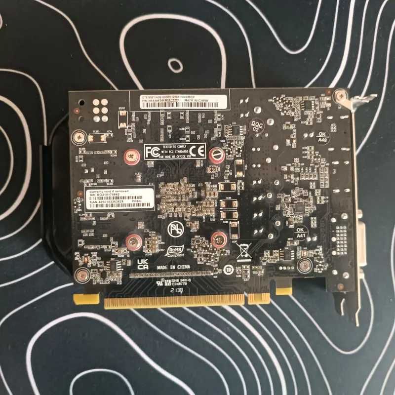 gtx 1050 ti 4 gb gddr 5 128 bit DVI HDMI DP 3