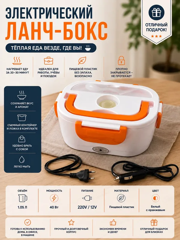 Isitish funksiyali yangi elektr lanch-boks 1 Isitish funksiyali yangi elektr lanch-boks 1