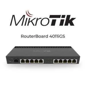 MikroTik RB4011iGS+RM — professional Gigabit router