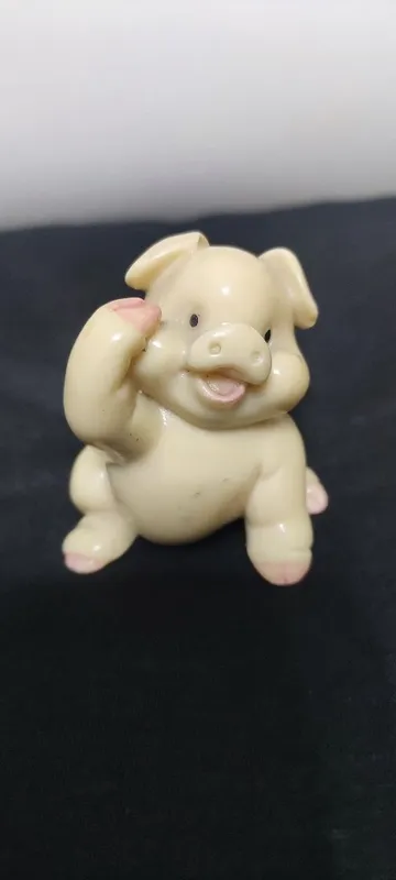 Винтажный азиатский фигурка свиней