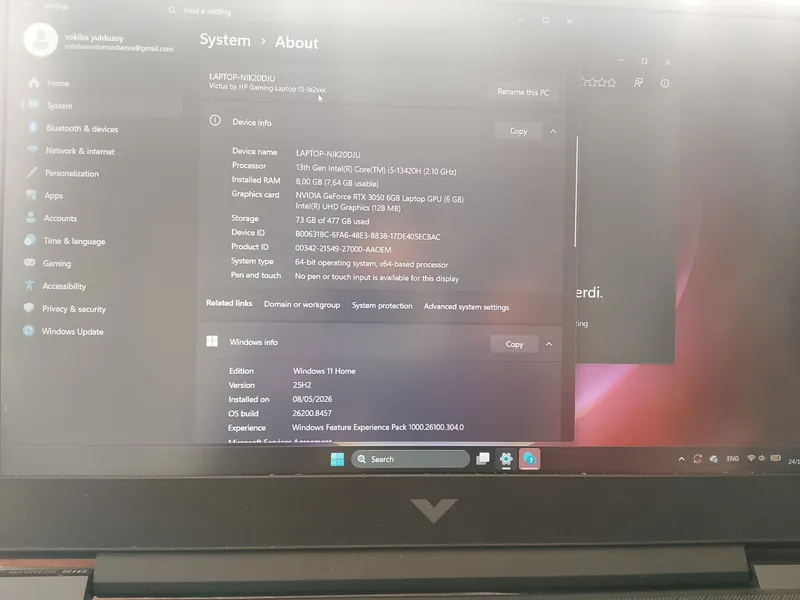 Ноутбук HP Victus 2