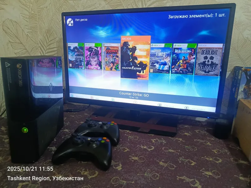 Xbox360 E 500gb прошитый+135 игры записано — фото 2