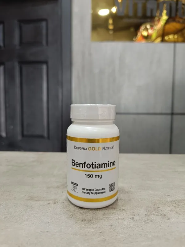 California gold nutrition benfotiamine 150 mg vitamin B1 90 veg capsul