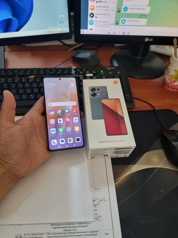 Redmi note 13pro 12/256gb ideal ochilmagan usta kurmagan aybi yuq toza — фото 1