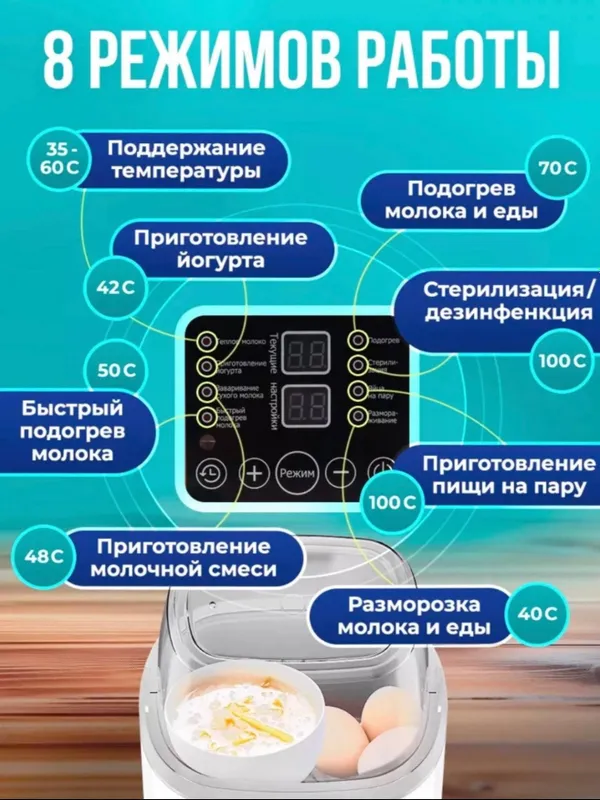 Стерилизатор-подогреватель детских бутылочек — фото 1