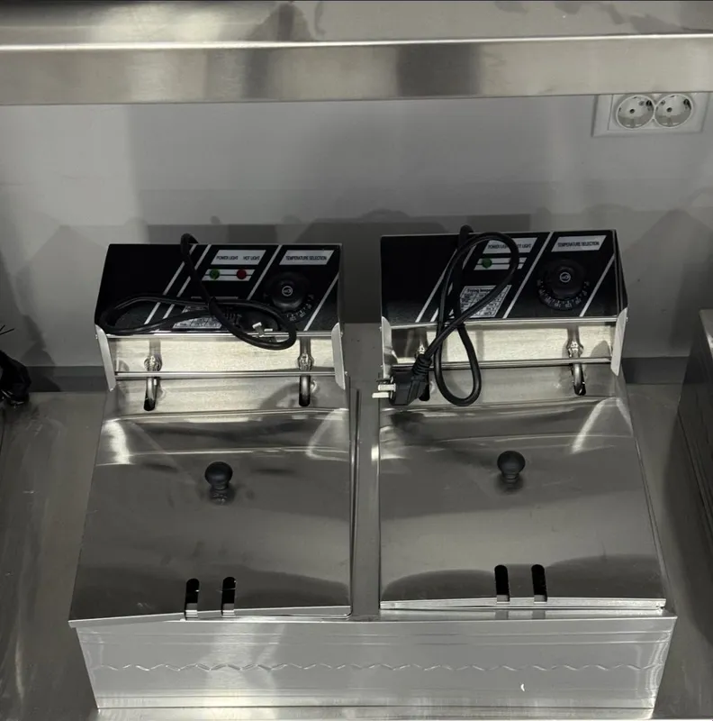 Фритюрница friturnitsa 5 letr va 5+5 Fre kfc aparad kefsi aparad frie — фото 1