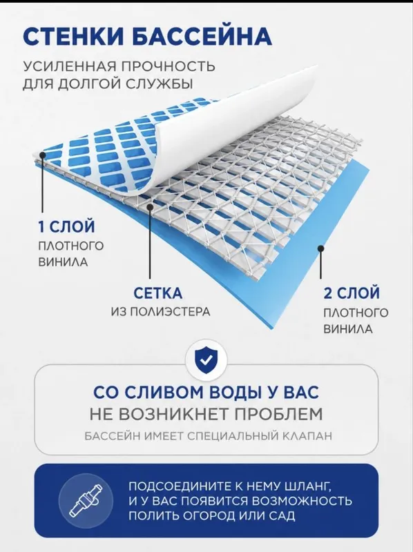 Басейн 3/2 м Baseyn orginal — фото 3