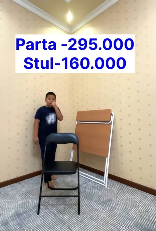 Парта и стул складной