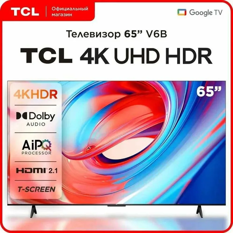 Телевизор TCL 65V6B 65" LED UHD Google TV — фото 1
