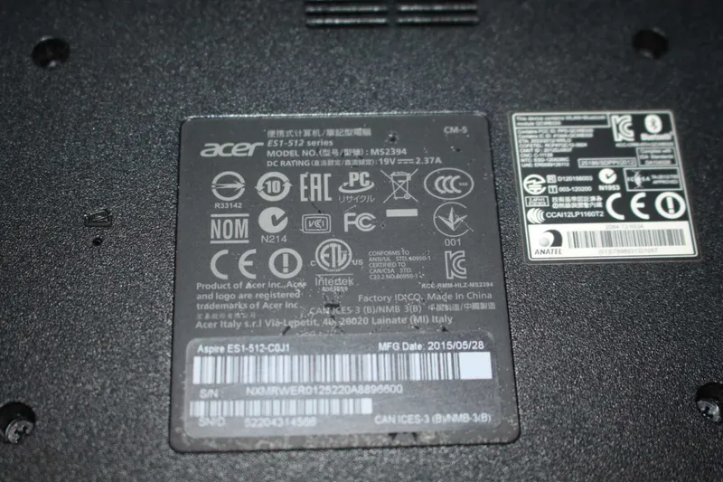 Acer Aspire ES1-512 офис ёки уй учун ноутбук сотилади 7