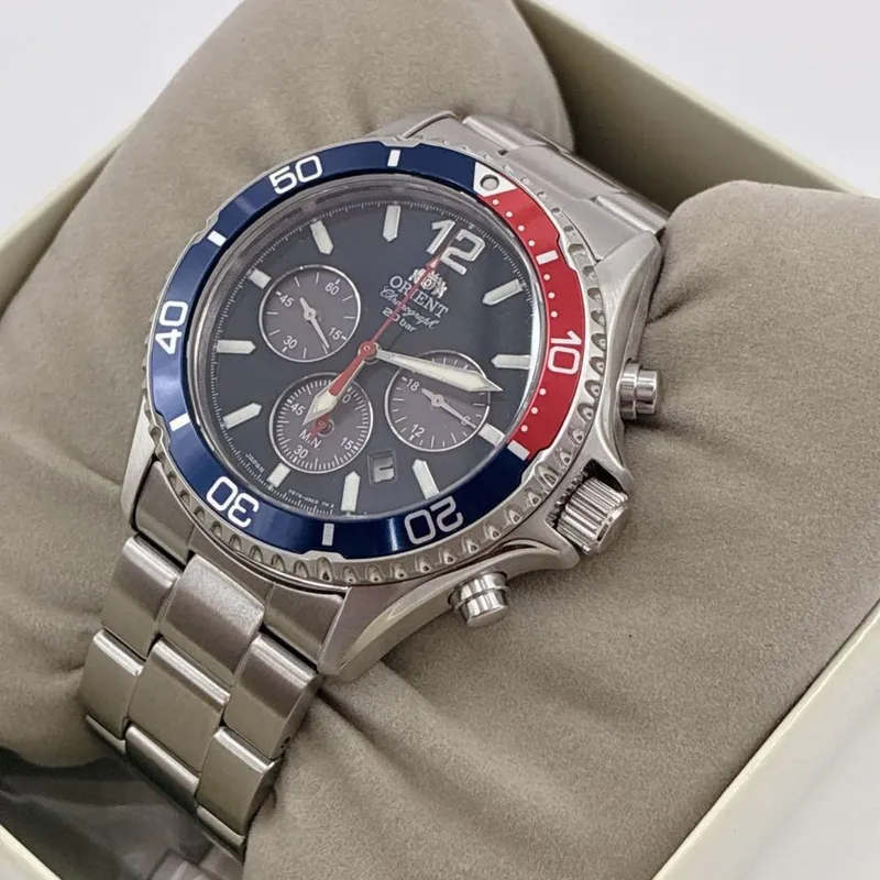 Orient mako xronografi Pepsi bezel RN-TX0201L 2 Orient mako xronografi Pepsi bezel RN-TX0201L 2