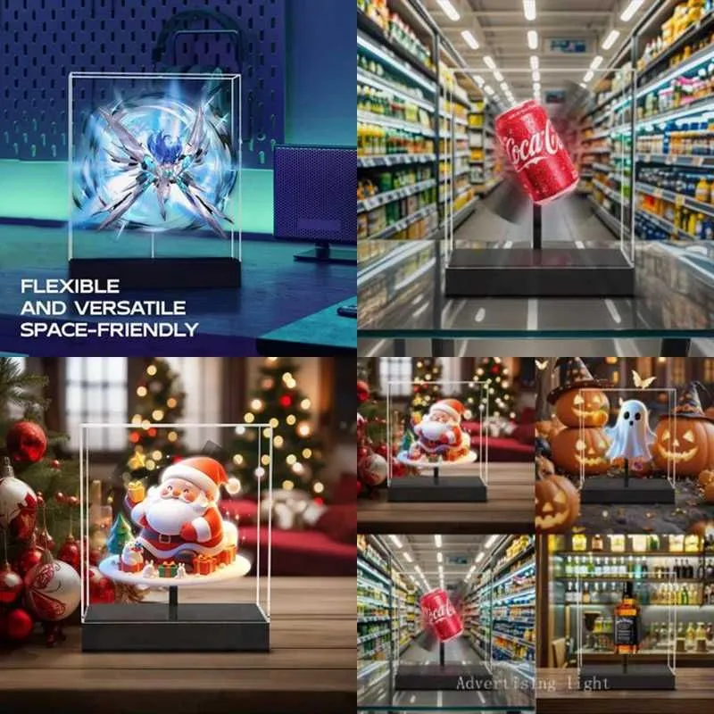 Голографический проектор, настольный вентилятор с LED-экраном