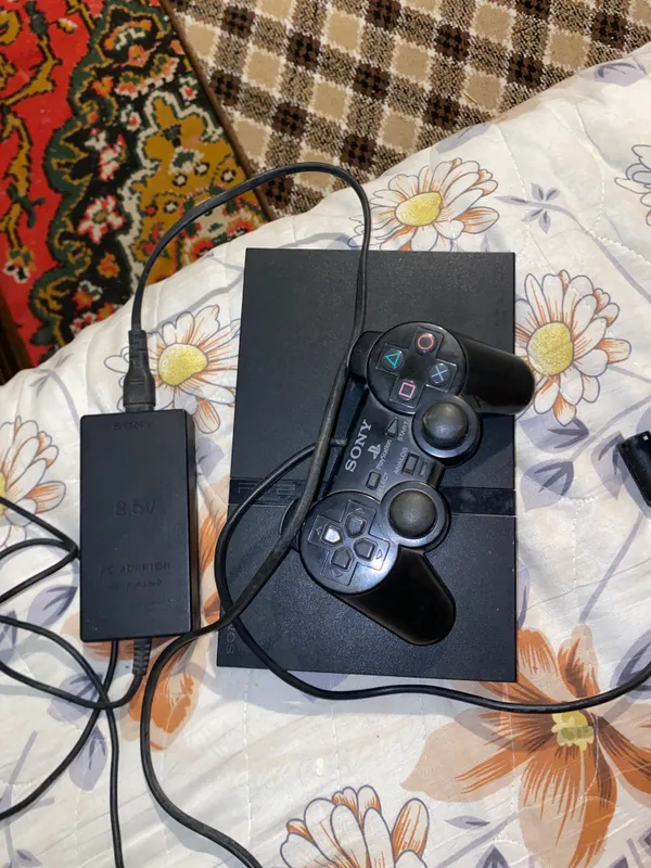 PlayStation 2, 1 шт. оригинальный джойстик 1 PlayStation 2, 1 шт. оригинальный джойстик 1