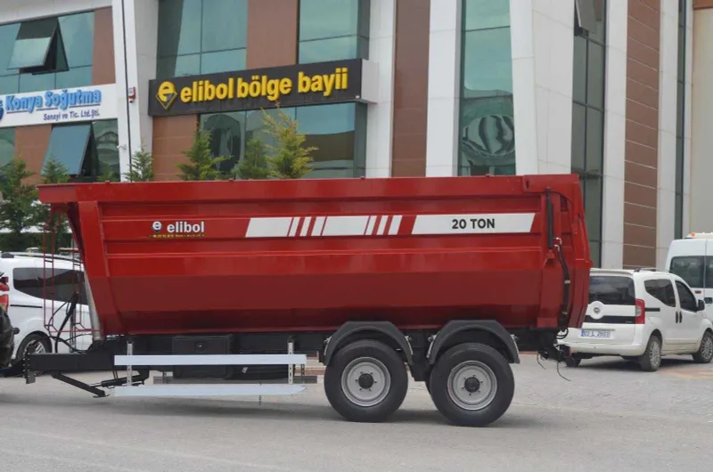 20 tonnalik o‘z-o‘zidan ag‘dariluvchi samosval tirkama ELİBOL, Turkiya