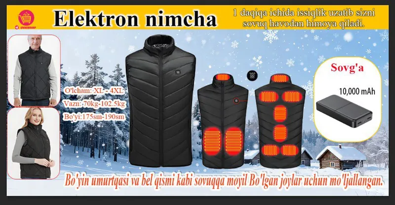 Elektr bilan isitiladigan aqlli nimcha
