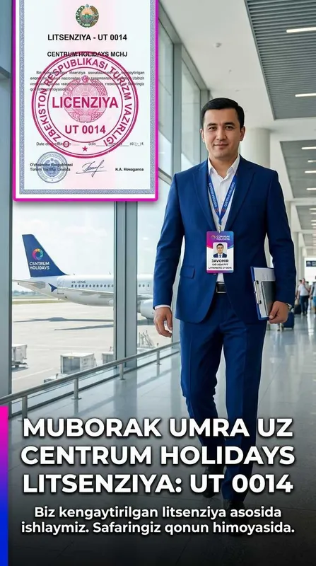 Centrum Holidays Умра Амаллари Аёллар Учун Namangan Muborak Umra Paket 2
