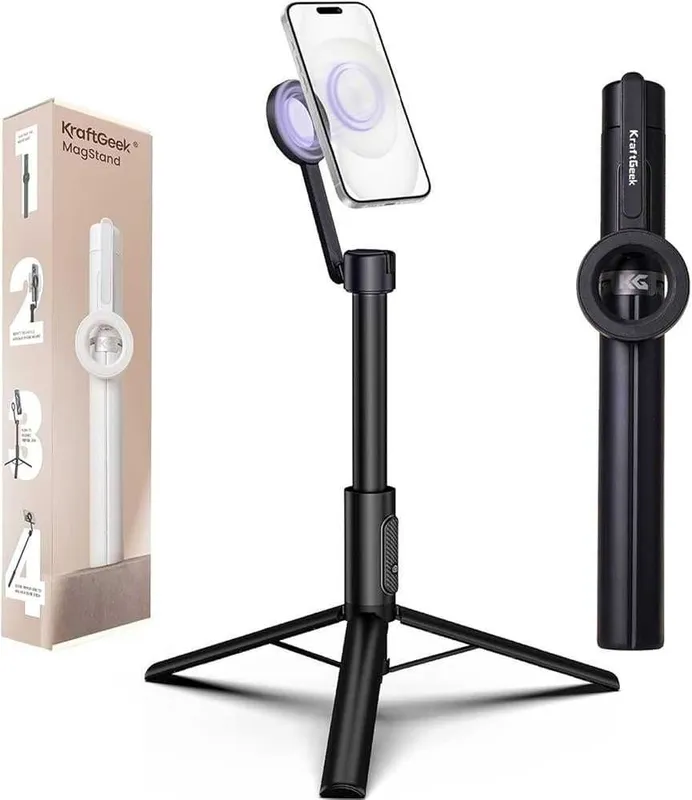 Selfi штатив KraftGeek 162 см магнитный с MagSafe для телефона Селфи