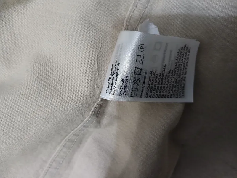 H&M оксфордская рубашка original — фото 3