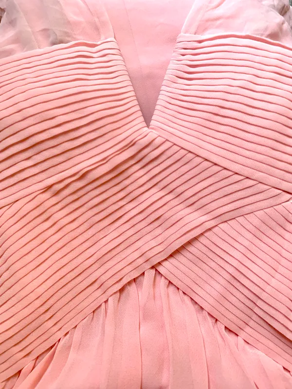 Платье шифоновое с корсетом Бренда BCBG — фото 4