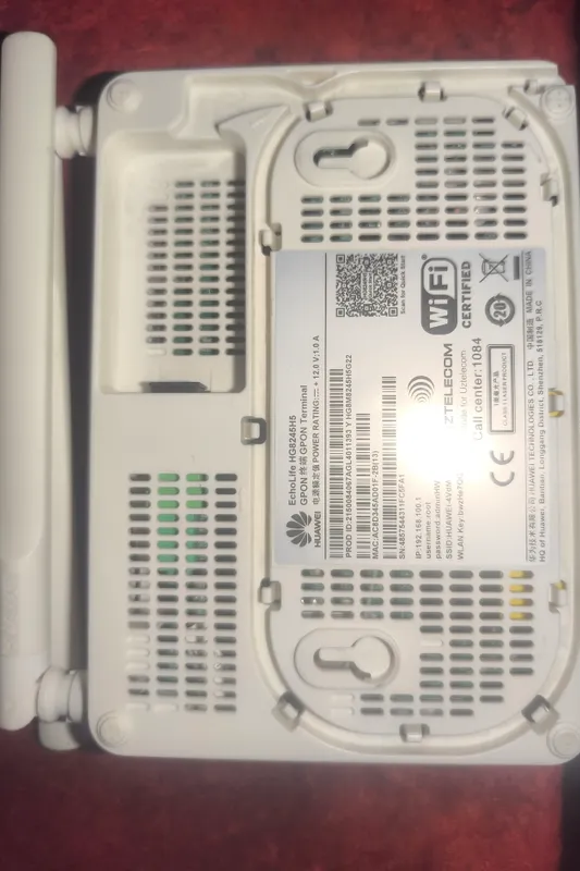 Wayfay UzTelecom Huawei HG8245H5 GPON terminal 3 Wayfay UzTelecom Huawei HG8245H5 GPON terminal 3