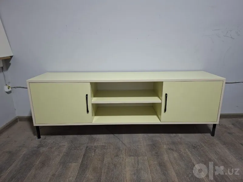 Tv tumba 1.60sm 0.50sm 0.40sm akrildan limon rang 2 Tv tumba 1.60sm 0.50sm 0.40sm akrildan limon rang 2