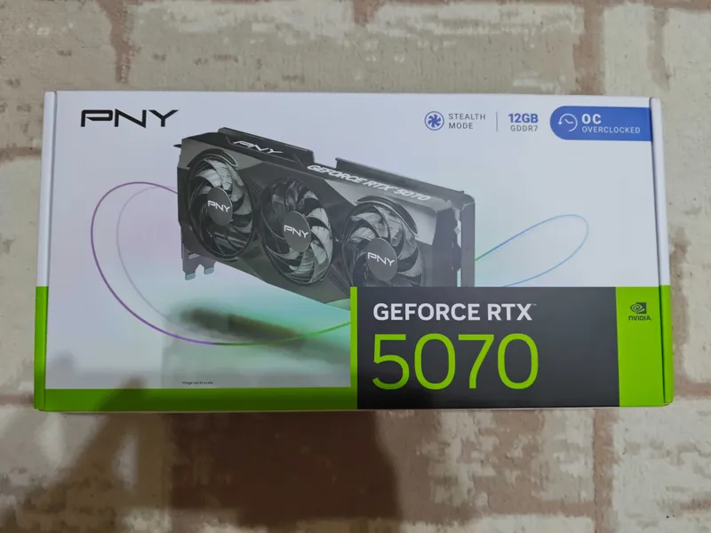 PNY GeForce RTX 5070 OC Triple Fan