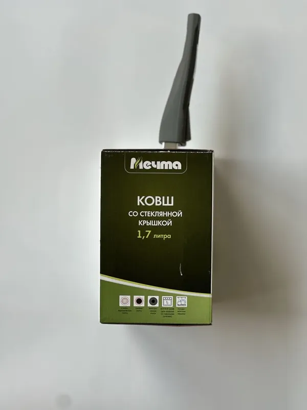 Ковш со стеклянной крышкой 1.7 л (новый оригинал 100%) — фото 2 Ковш со стеклянной крышкой 1.7 л (новый оригинал 100%) — фото 2