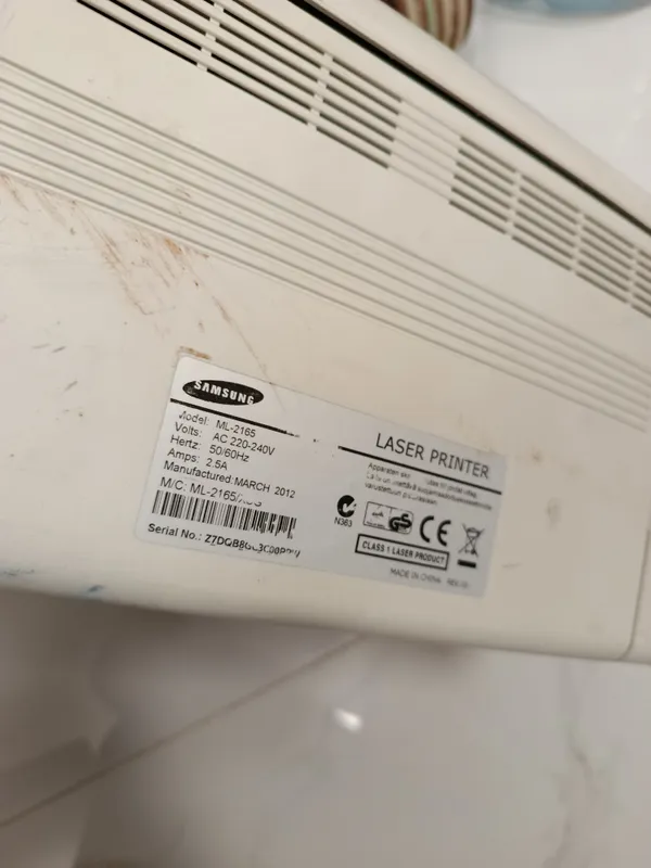 Samsung ML-2165 lazerli monoxrom printer (ishlatilgan) 2 Samsung ML-2165 lazerli monoxrom printer (ishlatilgan) 2