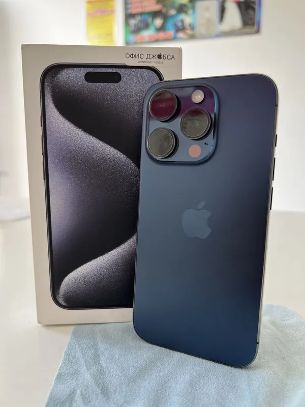 Iphone 15 pro radnoy holatda 81 emcost 128 xotirada — фото 2