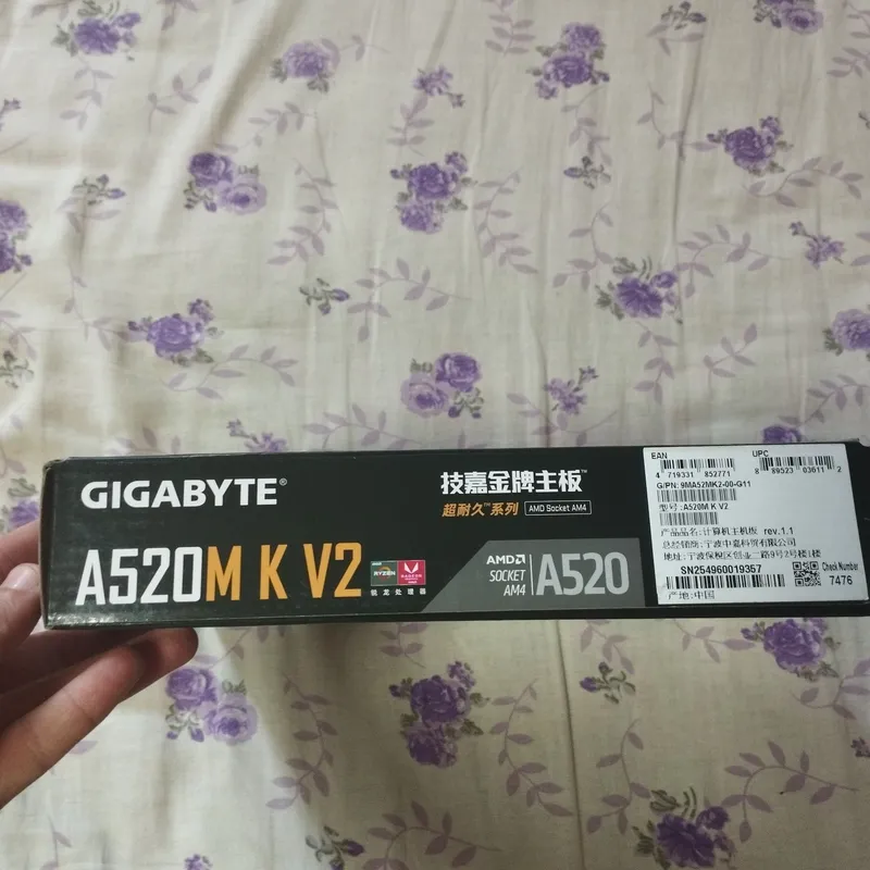 Yangi AMD Ryzen 5 5500 + Gigabyte A520M-K V2 + 16 GB DDR4. Мать, проц, 2 Yangi AMD Ryzen 5 5500 + Gigabyte A520M-K V2 + 16 GB DDR4. Мать, проц, 2