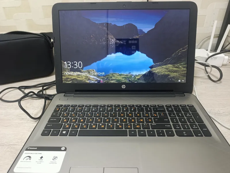 НоутбукHP 15"/AMD A6/4GB RAM/HDD 500GB +SSD 200GB