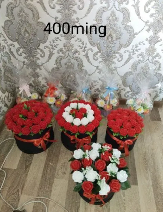 Sovunli Gullar qoʻl mehnati tugʻlgan kun va bayramlar uchun — фото 3 Sovunli Gullar qoʻl mehnati tugʻlgan kun va bayramlar uchun — фото 3