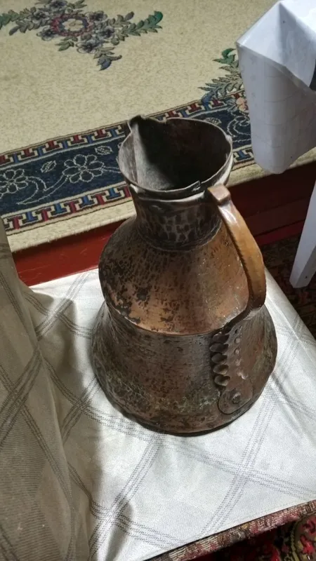 Старинный медный кувшин XIX века / Антикварная Коза (Mis Ko'za) 1 Старинный медный кувшин XIX века / Антикварная Коза (Mis Ko'za) 1
