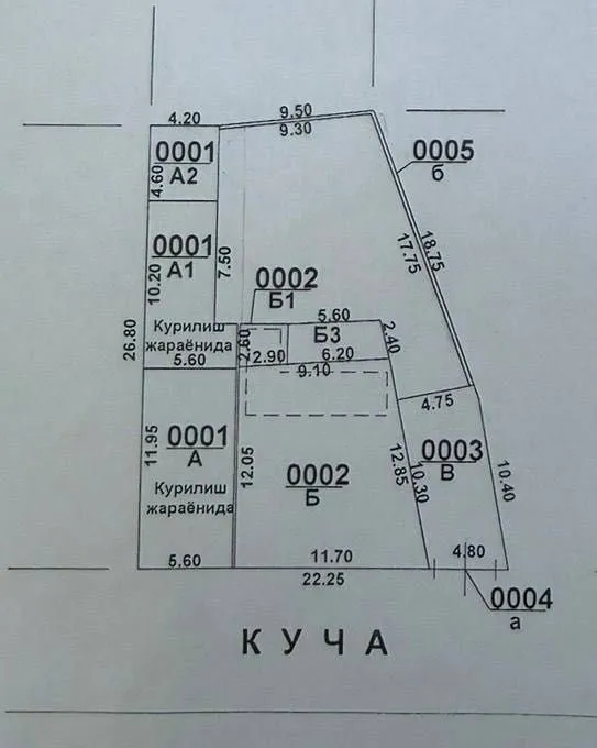 Земля под строительство Катта Мирабад Госпитальный 4.9 сот