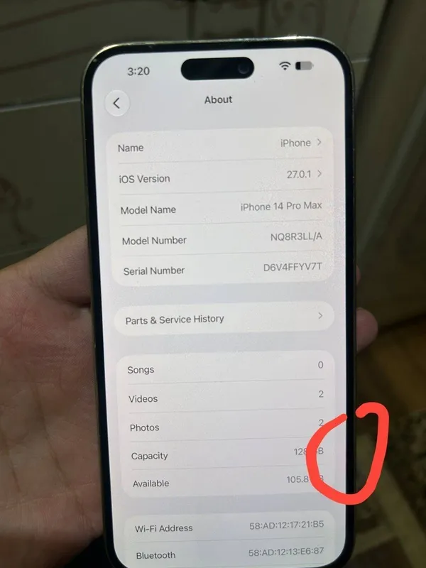 iPhone 14 Pro Max с заблокированной SIM-картой 6