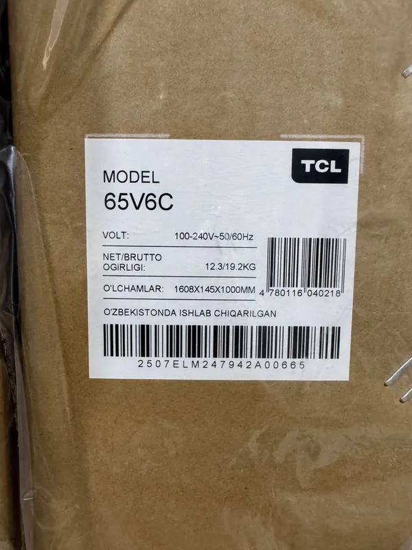 Телевизоры TCL 65V6C 55V6C по оптовой цене на диллеру 2