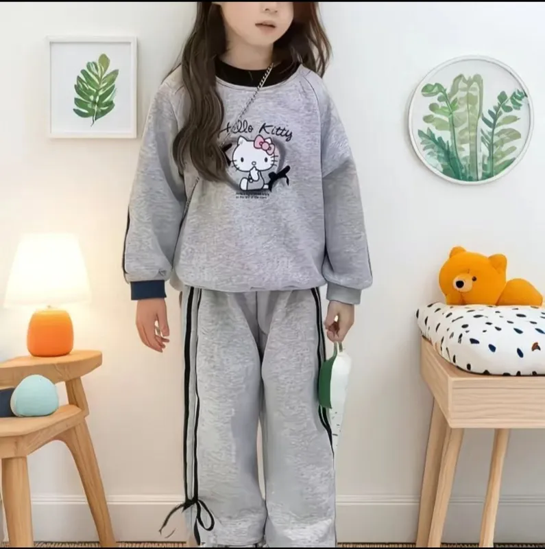 Спортивный костюм двойка, теплый Hello Kitty, Китти 2