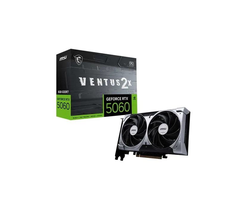 ; Видеокарта MSI Rtx5060 VENTUS 2X BLACK 8GB OC GDDR7 1 ; Видеокарта MSI Rtx5060 VENTUS 2X BLACK 8GB OC GDDR7 1
