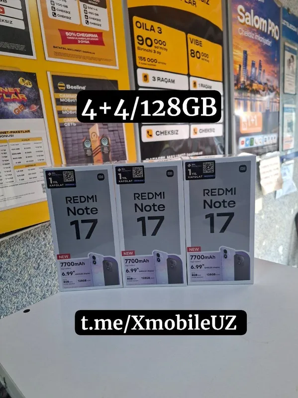 Redmi Note 17 4+4/128GB Redmi Note 17 4+4/128GB