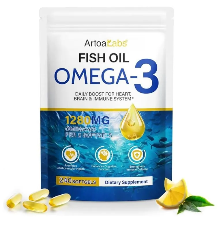 Omega 3 , 1280 mg ,240 ta softgel, SKIDKA BOSHLANDI