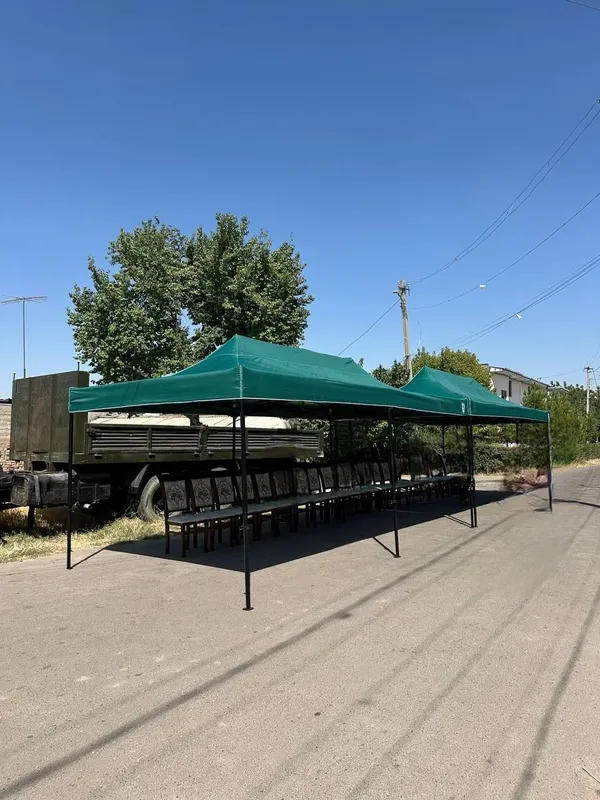 Prokat stol stul Samavor Zontik Qozon oʻchoq Shirma Vintilyator — фото 1