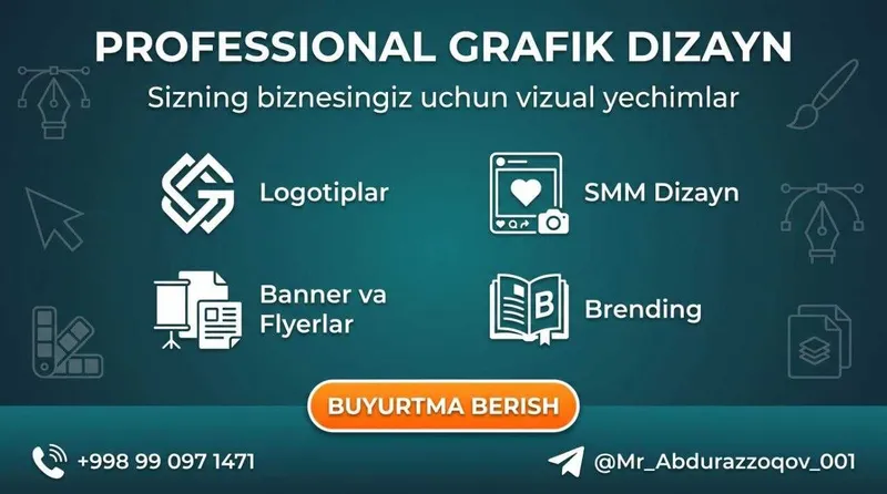 Dizaynerlik Xizmati Dizaynerlik Xizmati