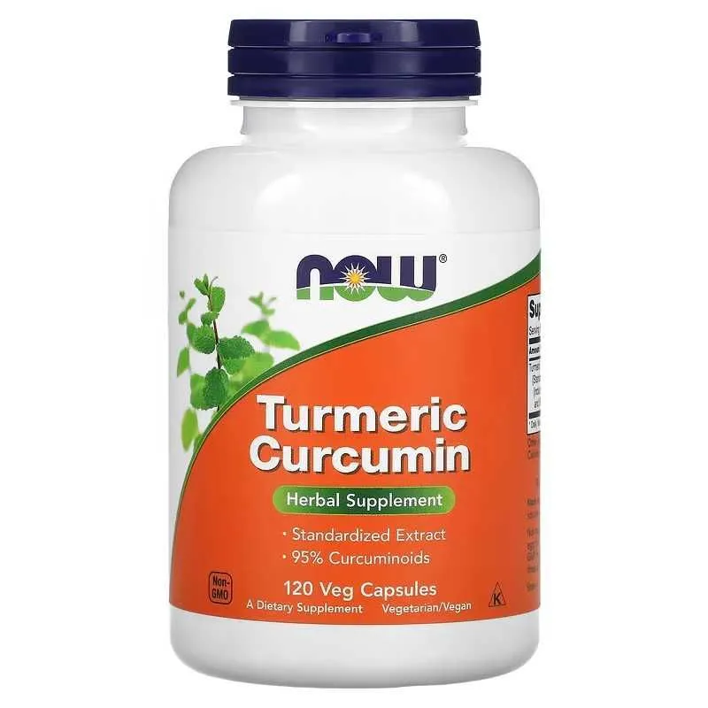 NOW Foods Turmeric Curcumin куркумин из куркумы — фото 2