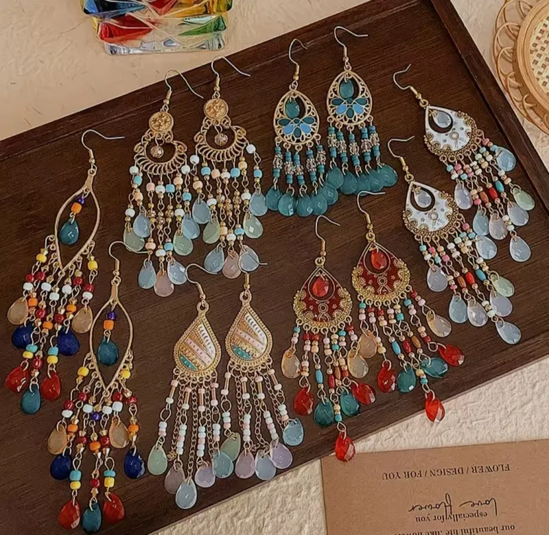 серёжки винтажный