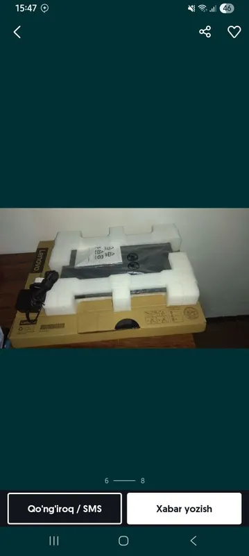 Yangi lenova v 15 256Gb 512qilip kuchaytrilgan